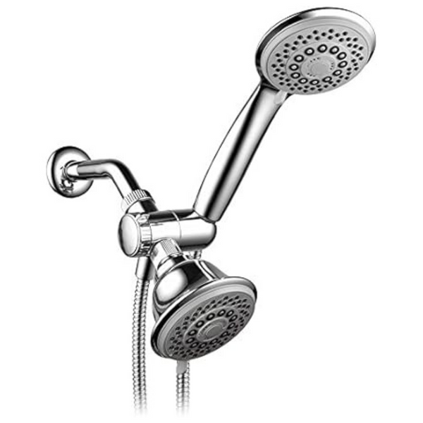 Hotel Spa 30-Setting SpiralFlo 3-Way Handheld Shower Head Combo