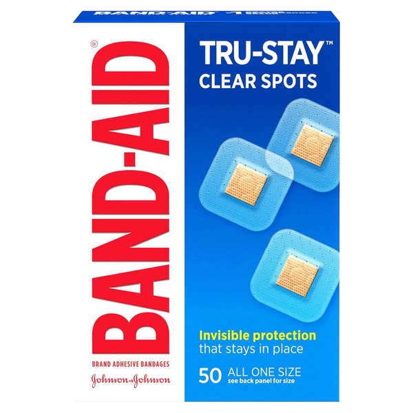 50-Count Band-Aid Tru-Stay Clear Spots Bandages