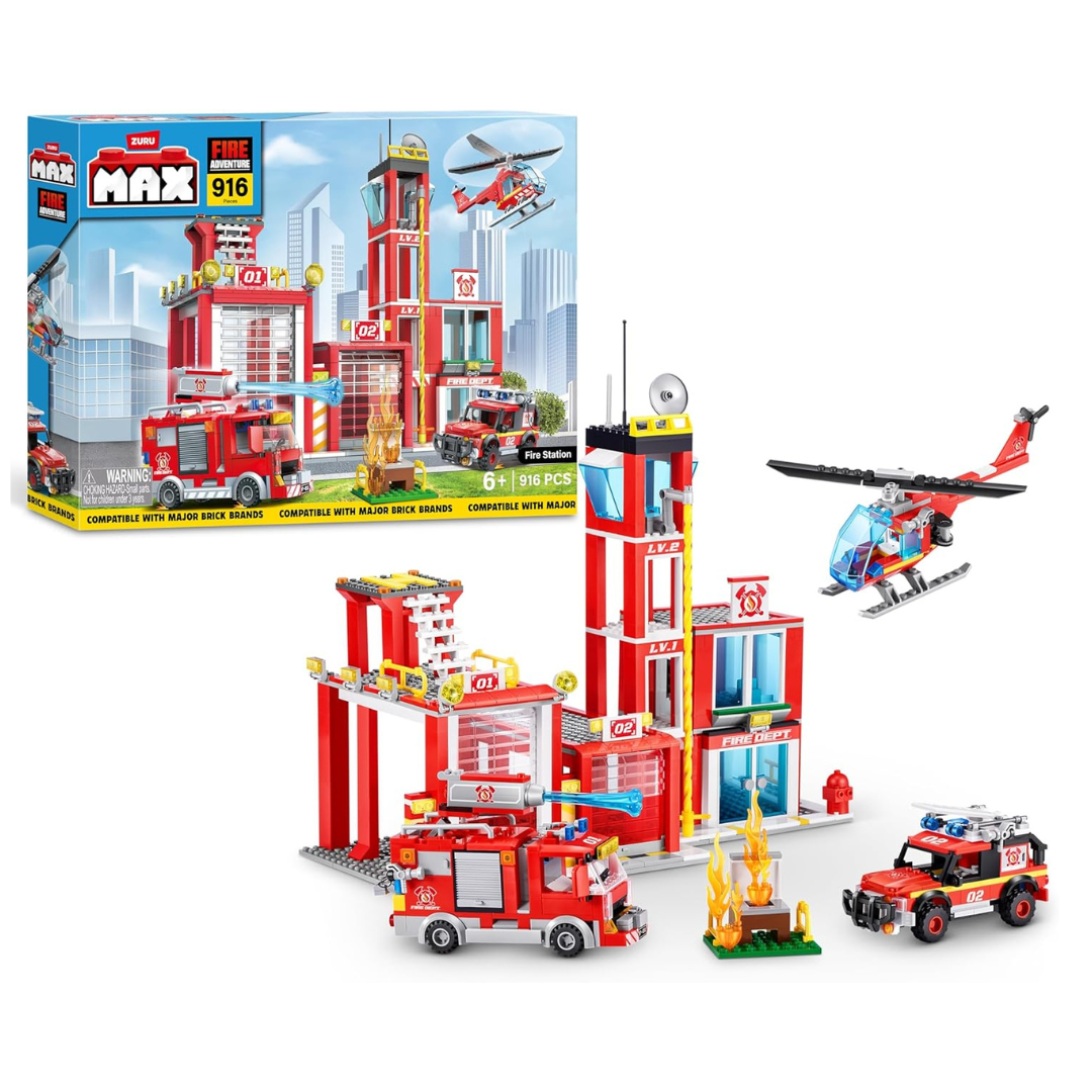 916-Piece Adventure Fire Rescue Playset