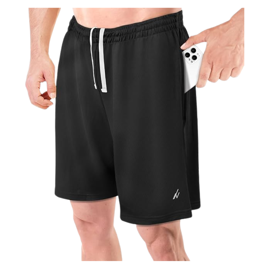 NY Threads Men's Athletic Quick Dry Workout Shorts (Various)