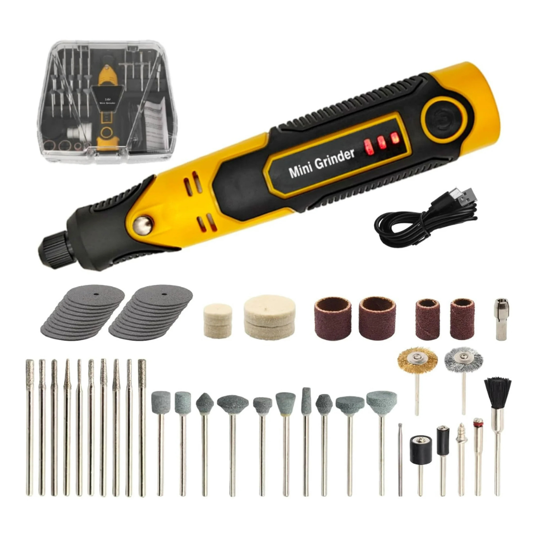 Vqjtcvly 3.7V Mini Cordless Rotary Tool With 57 Accessories