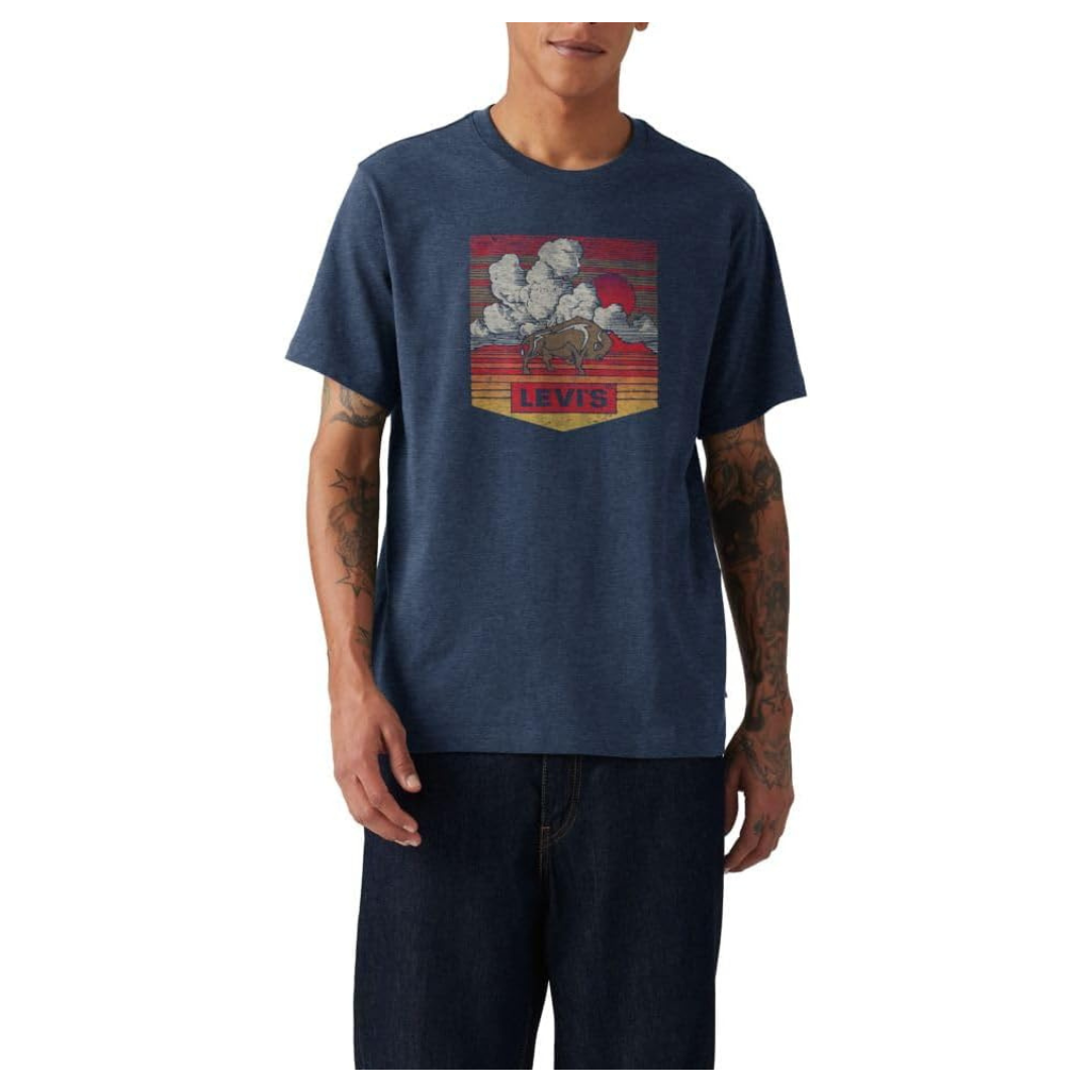 Levi's Men's Short Sleeve Relaxed Fit Graphic Print Tees