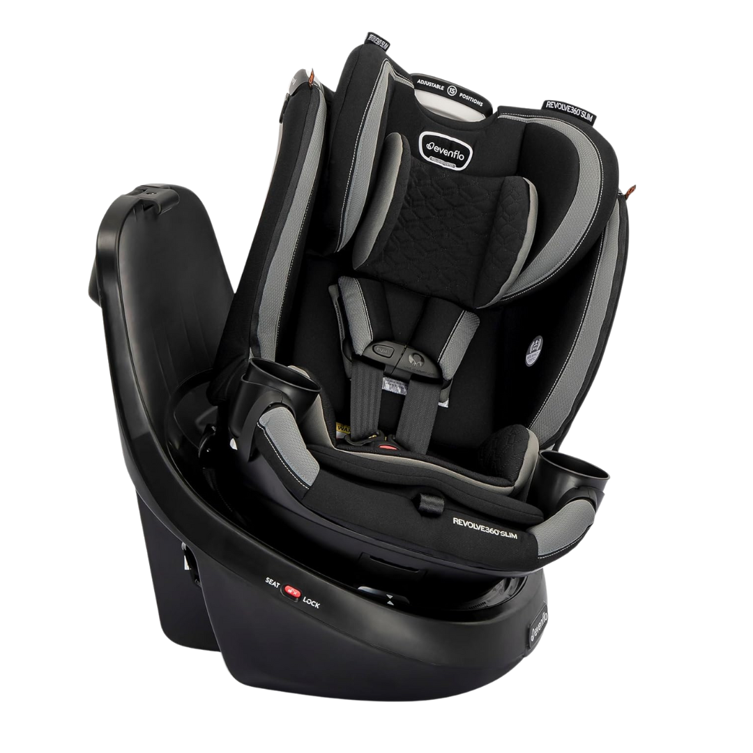 Evenflo Revolve360 Slim 2-in-1 Rotational Car Seat W/Quick Clean Cover