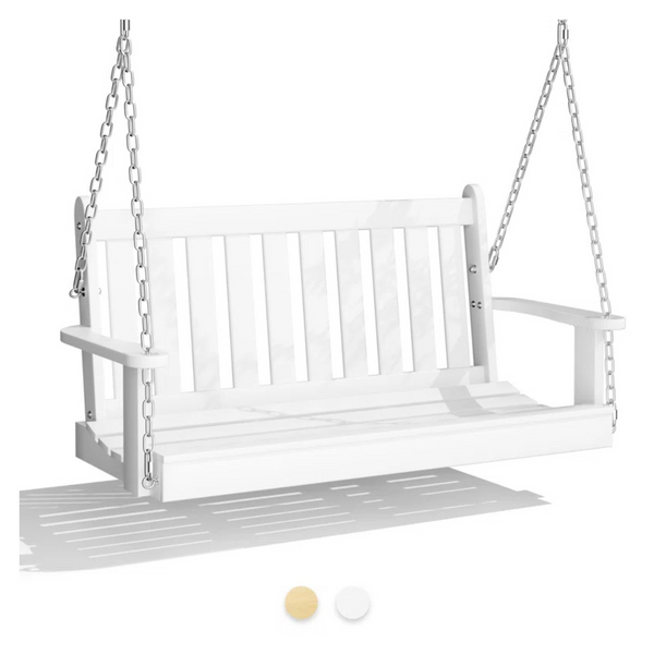 Ebern Designs Patio Porch 2-Seated Bench Swing