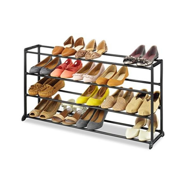 Whitmor 4-Tier 20 Pair Vertical Storage Shoes (9" x 35" x 18")