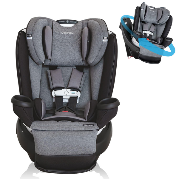 Evenflo Revolve360 Extend Rotational All-in-One Car Seat W/SensorSafe