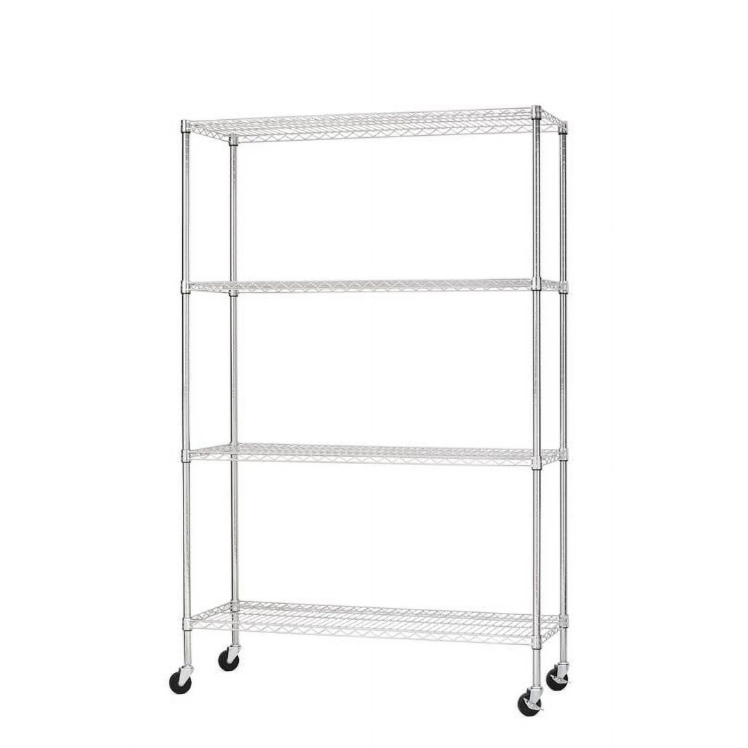 Hyper Tough 4-Tier Heavy Duty Wire Shelf (72"H x 48"W x 18"D)