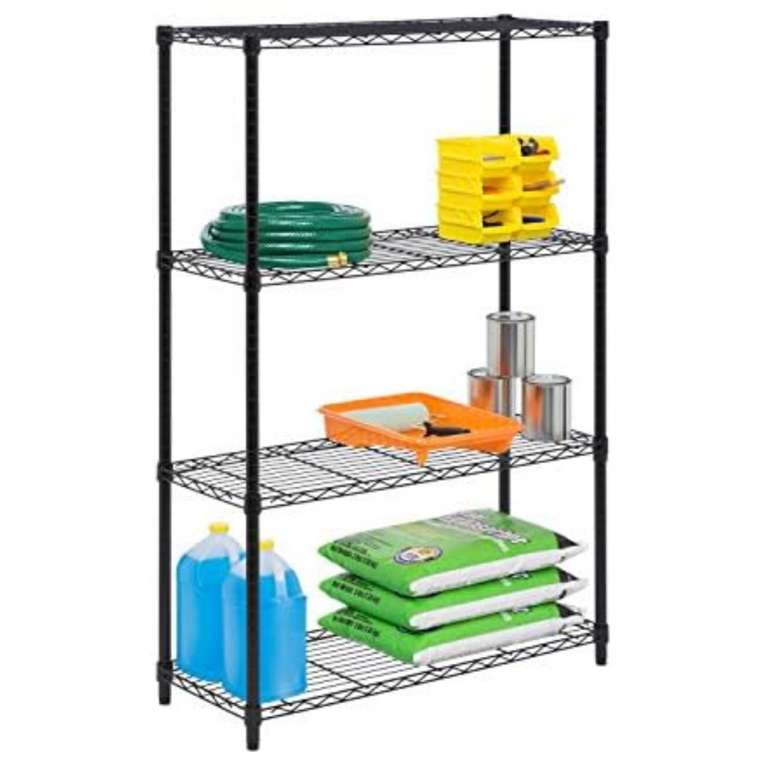 Honey-Can-Do Adjustable 4-Tier Storage Shelving Unit