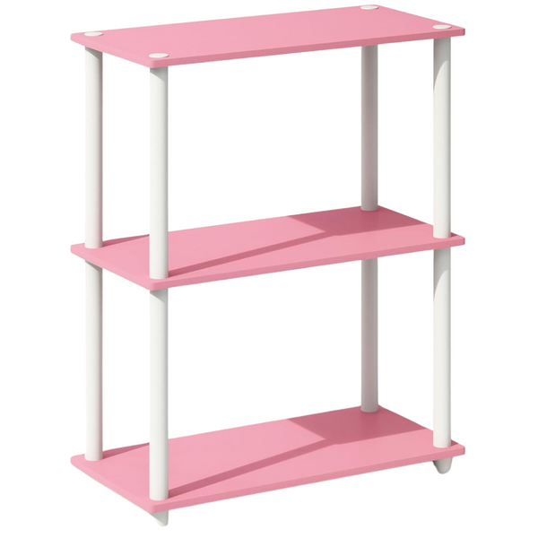 Furinno Turn-N-Tube 3-Tier Multipurpose Compact Bookcase