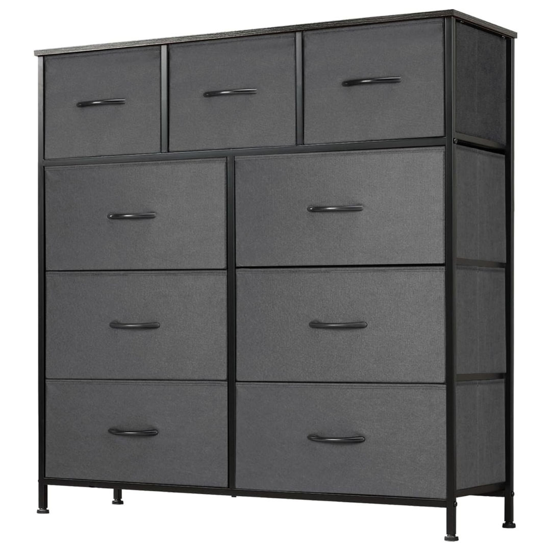 DUMOS Fabric Storage Tower with 9 Drawers