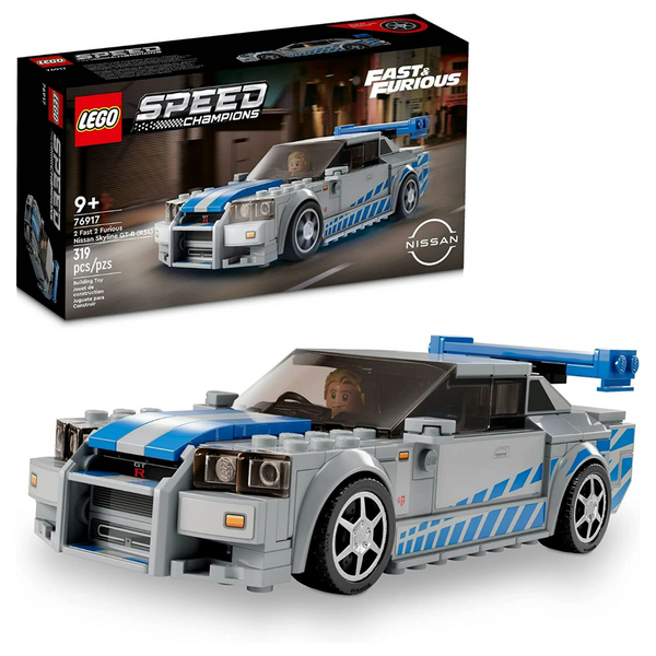 LEGO Speed Champions 2 Fast Nissan Skyline GT-R 76917 Race Car Toy