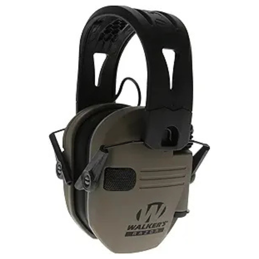 Walker's Razor Tacti-Grip Earmuffs With Full Dynamic Range