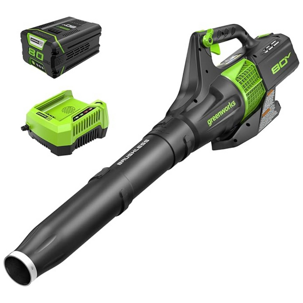 Greenworks 80 Volt 730 CFM Blower With 2.5Ah Battery & Charger Included