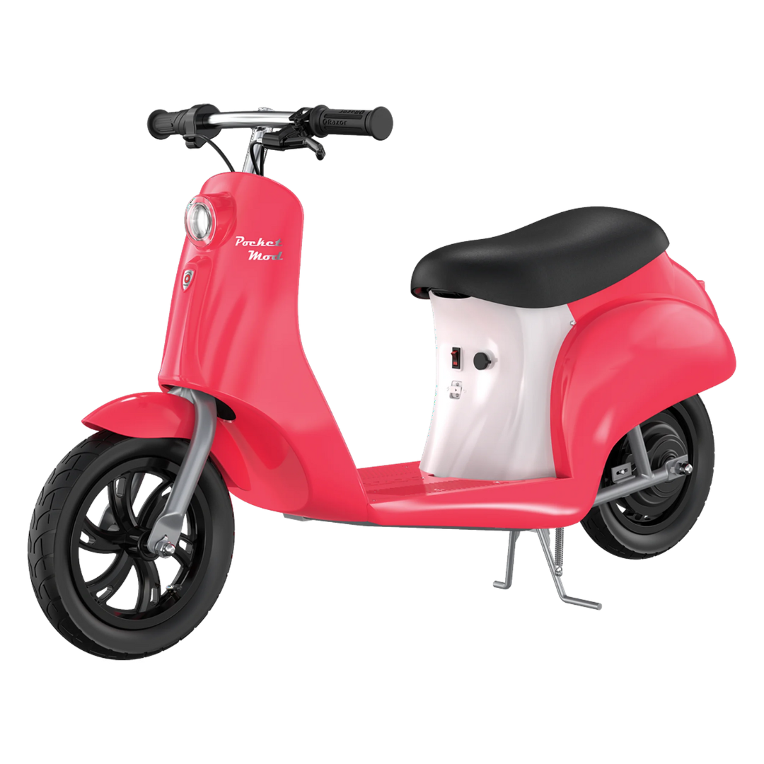 Razor Pocket Mod Miniature Euro-Style Electric Scooter – 24V, Up To 15 Mph