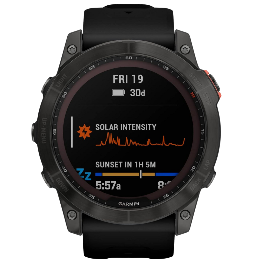 Garmin Fenix 7X Solar Larger Sized Adventure Smartwatch, With Solar Charging Capabilities, Rugged Outdoor Watch With GPS, Touchscreen, Health And Wellness Features