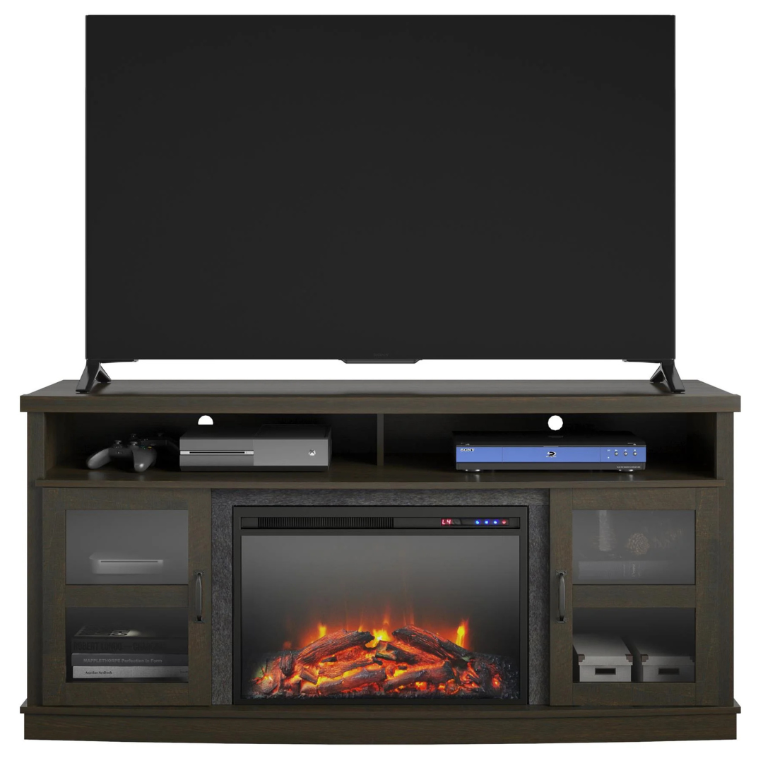 Ameriwood Home Ayden Park Fireplace TV Stand For TVs Up To 65"