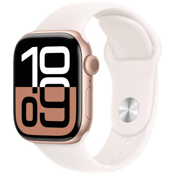 Apple Watch Series 10 (GPS) 42mm Smartwatch (Rose Gold - S/M)