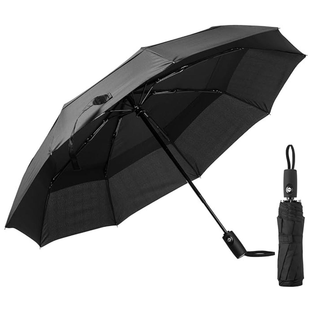 Mr. Pen Windproof Travel Automatic Compact Umbrella