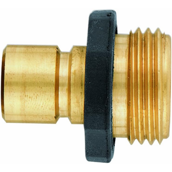 Orbit Brass Male Garden Hose Quick Connect Fitting for Fast Disconnect