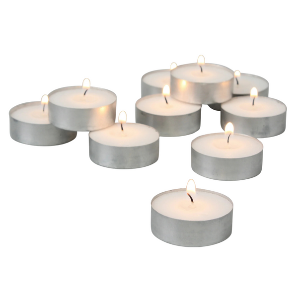 50-Count Way To Celebrate Unscented Long Burn Tealights