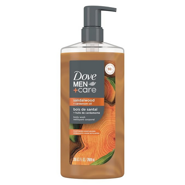 26 Oz Dove Men+Care Sandalwood Cardamom Oil Body Wash