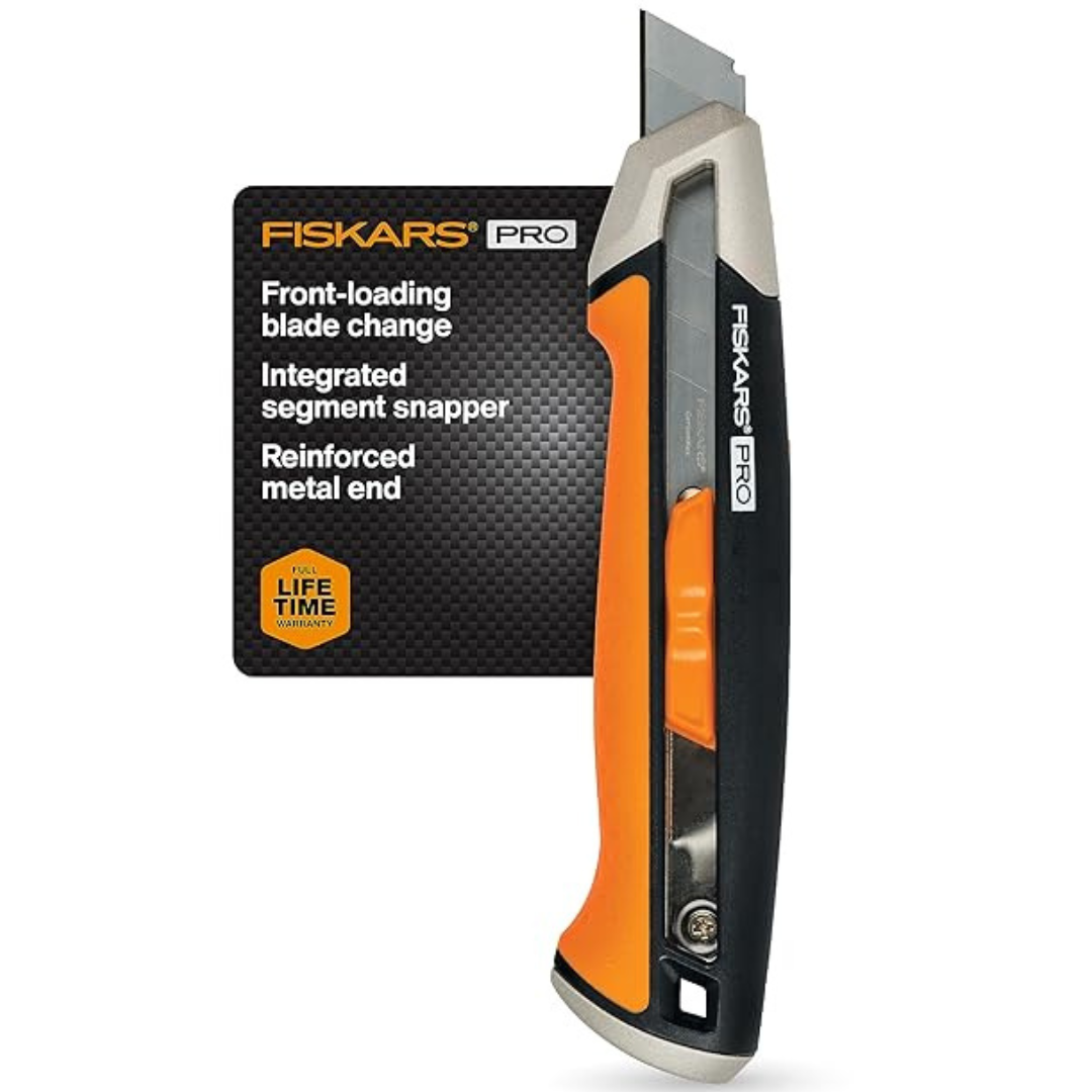 Fiskars Pro Snap-Off Front-Loading Utility Knife