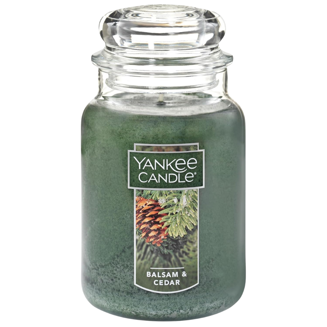 22-Oz Yankee Large Jar Candle (Balsam & Cedar)