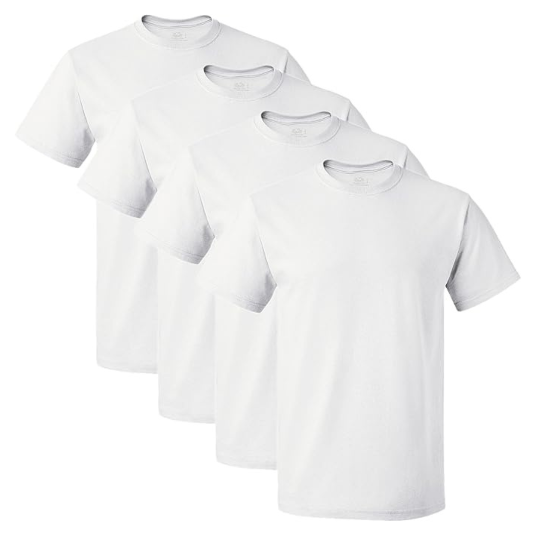 4-Pack Fruit Of The Loom Men's Tag-free Cotton Undershirts