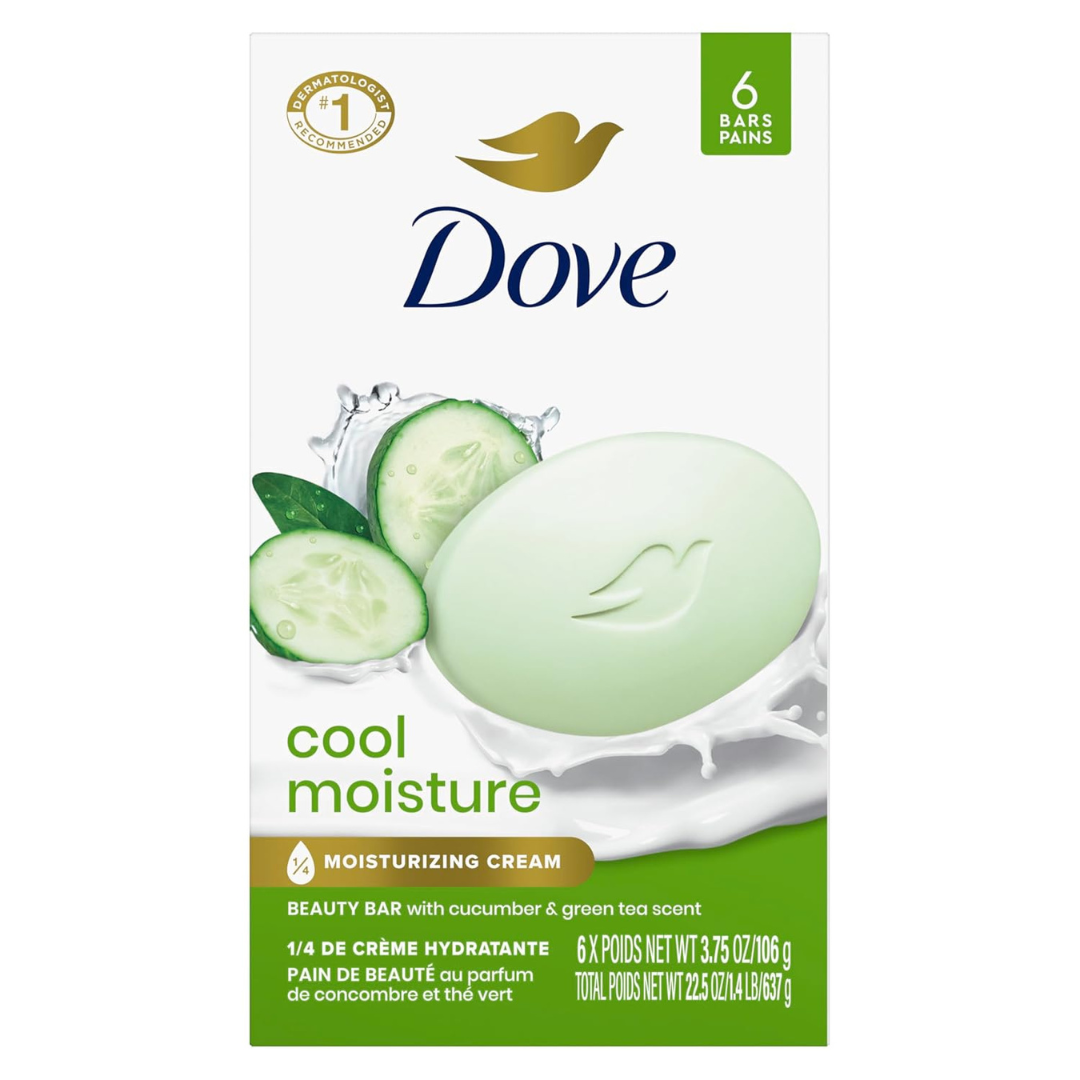 6-Count Dove Go Fresh Cucumber And Green Tea Beauty Bar, 4 Ounce