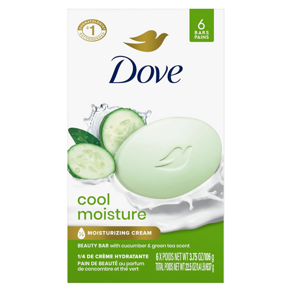 6-Count Dove Go Fresh Cucumber And Green Tea Beauty Bar, 4 Ounce