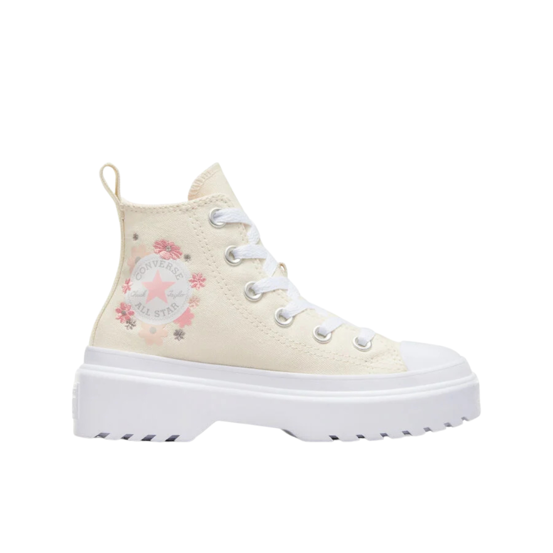 Converse Little Kids Chuck Taylor All Star Lugged Lift Platform Flowers Shoes