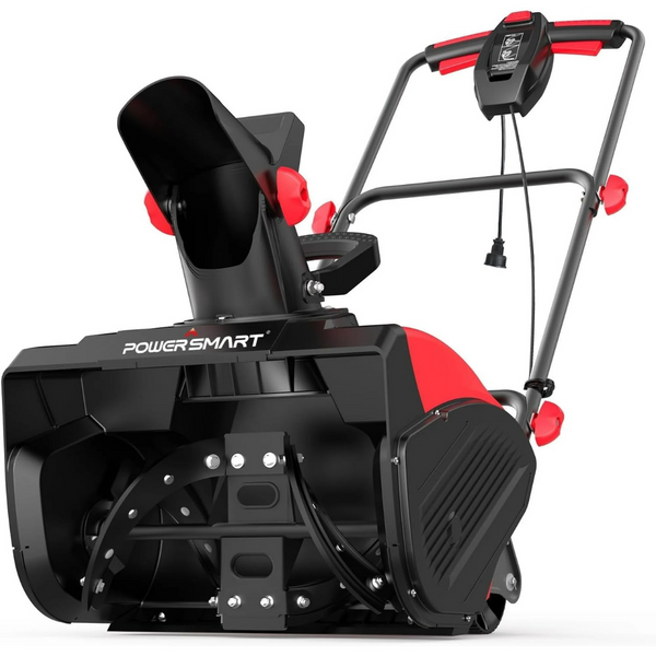 PowerSmart 18" Corded Electric Snow Blower With 120V 15-Amp Motor