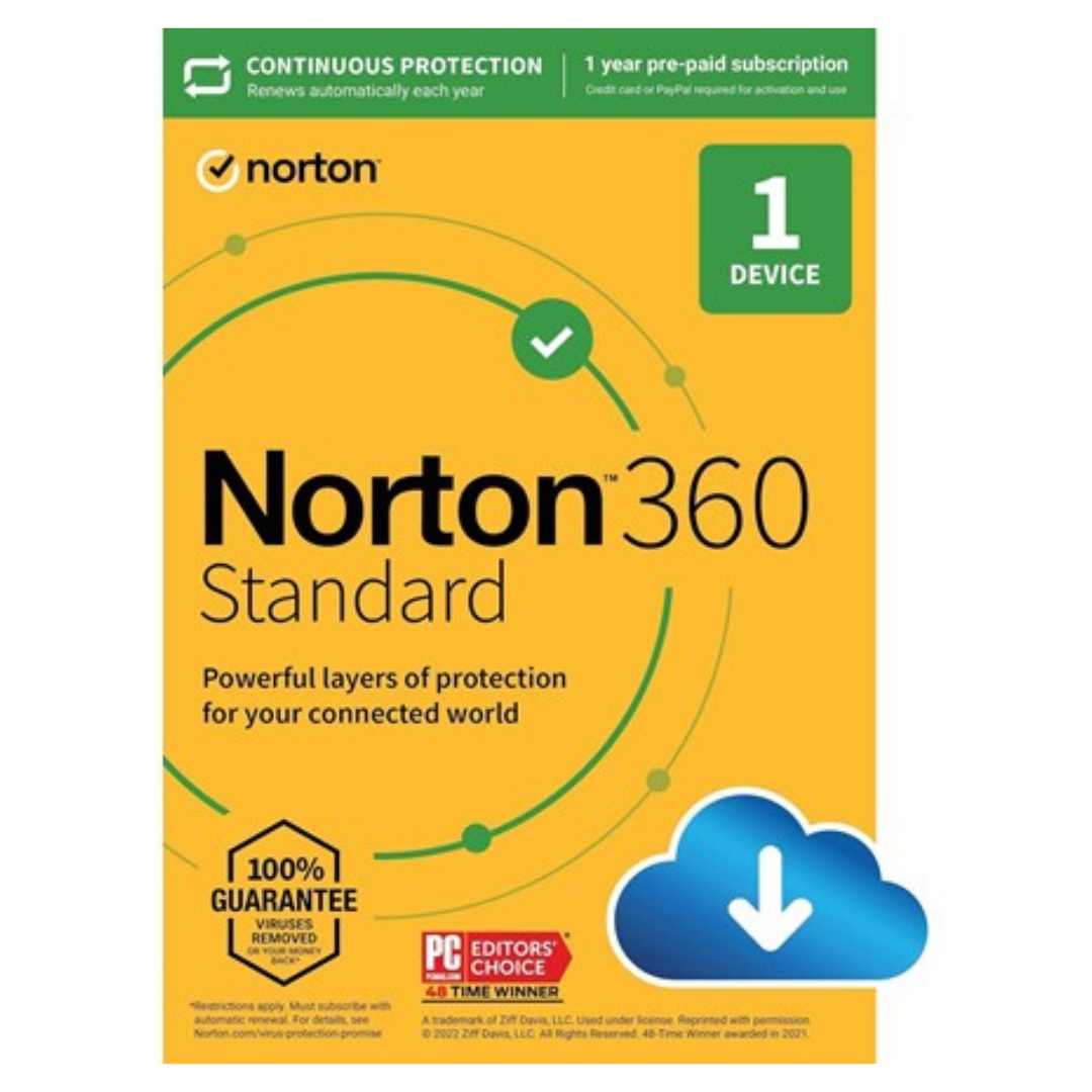 Norton 360 Standard 2024 Antivirus Software For 1 Device