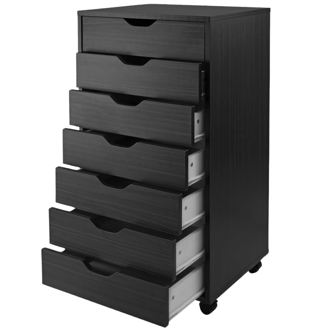 Winsome 7-Drawer Composite Wood Halifax Cabinet