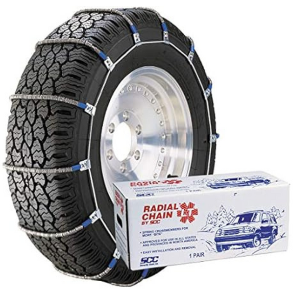 Set of 2 SCC TC2111MM LT Cable Tire Traction Radial Chain