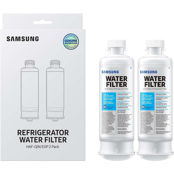 2-Count Samsung HAF-QIN-2P Refrigerator Water Filter