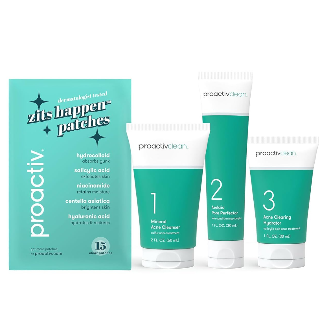 Proactiv Clean 3 Step Acne Routine w/ Pimple Patches