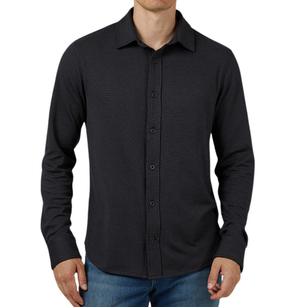 32 Degrees Men's Soft Stretch Knit Long Sleeve Button-up Shirt (Various)