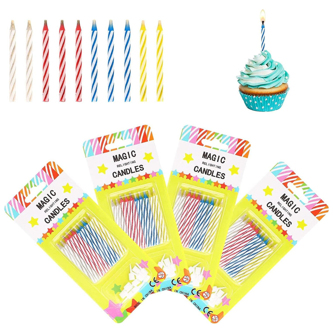 40-Piece Magic Trick Relighting Candles