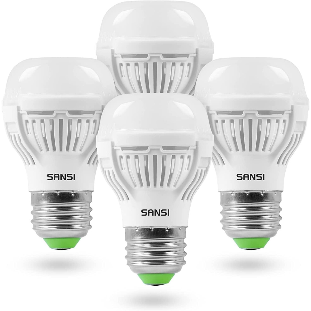 4-Count SANSI 60W Equivalent LED Light Bulbs