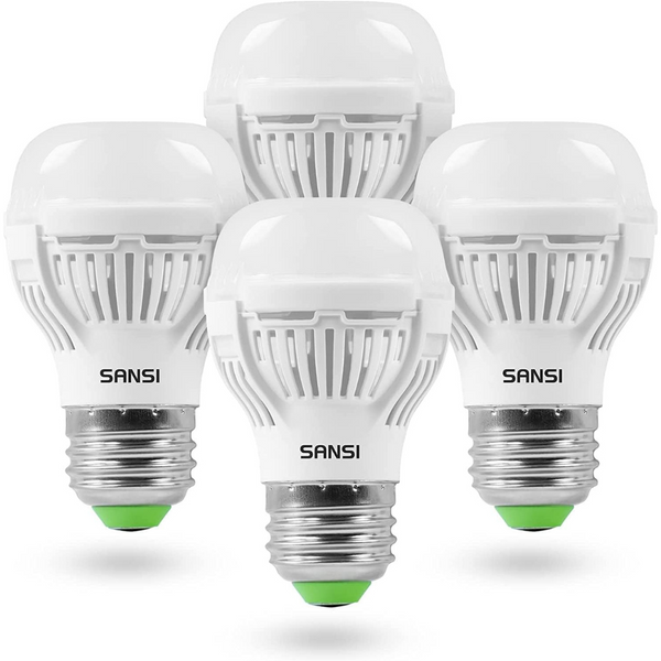 4-Count SANSI 60W Equivalent LED Light Bulbs