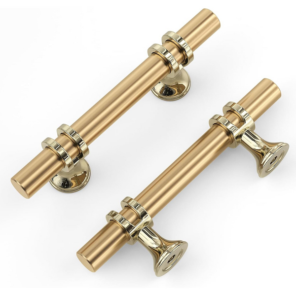 25 Pack 3 inch Cabinet Brushed Brass Cabinet Pulls