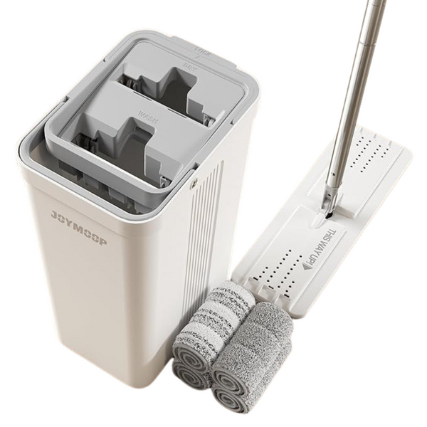 Joymoop Flat Squeeze Mop Bucket With Wringer Set