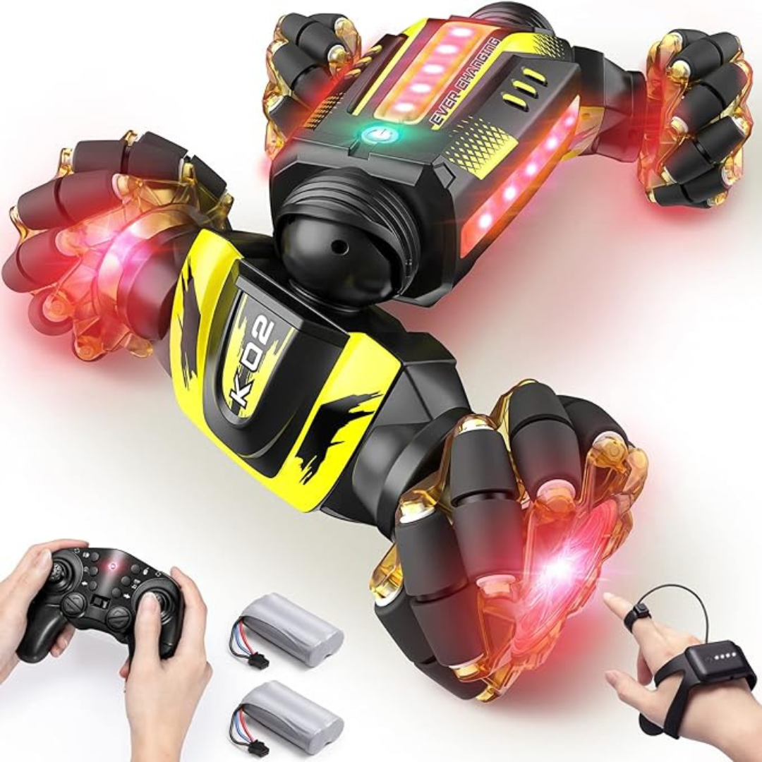 Kids Gesture Sensing Remote Control Stunt Car W/ Watch Hand Controlled