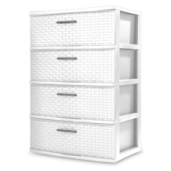 Sterilite 4 Drawer Wide Weave Tower (3 Color Options)