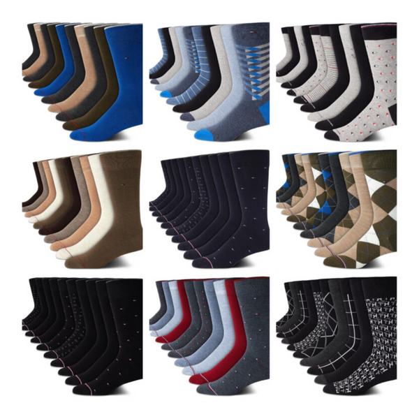 10 Pairs Of Tommy Hilfiger Men’s Dress Socks