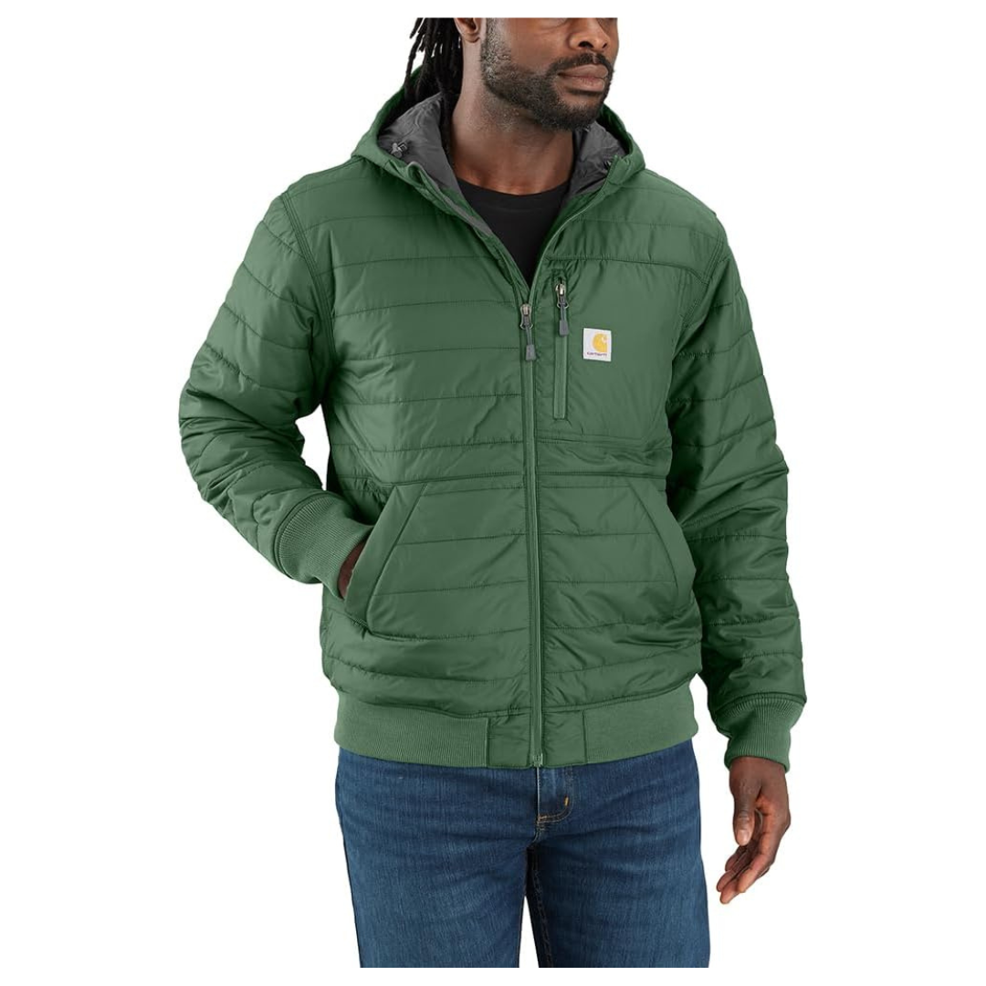 Carhartt Men’s Rain Defender Relaxed Fit Lightweight Insulated Hooded Jacket