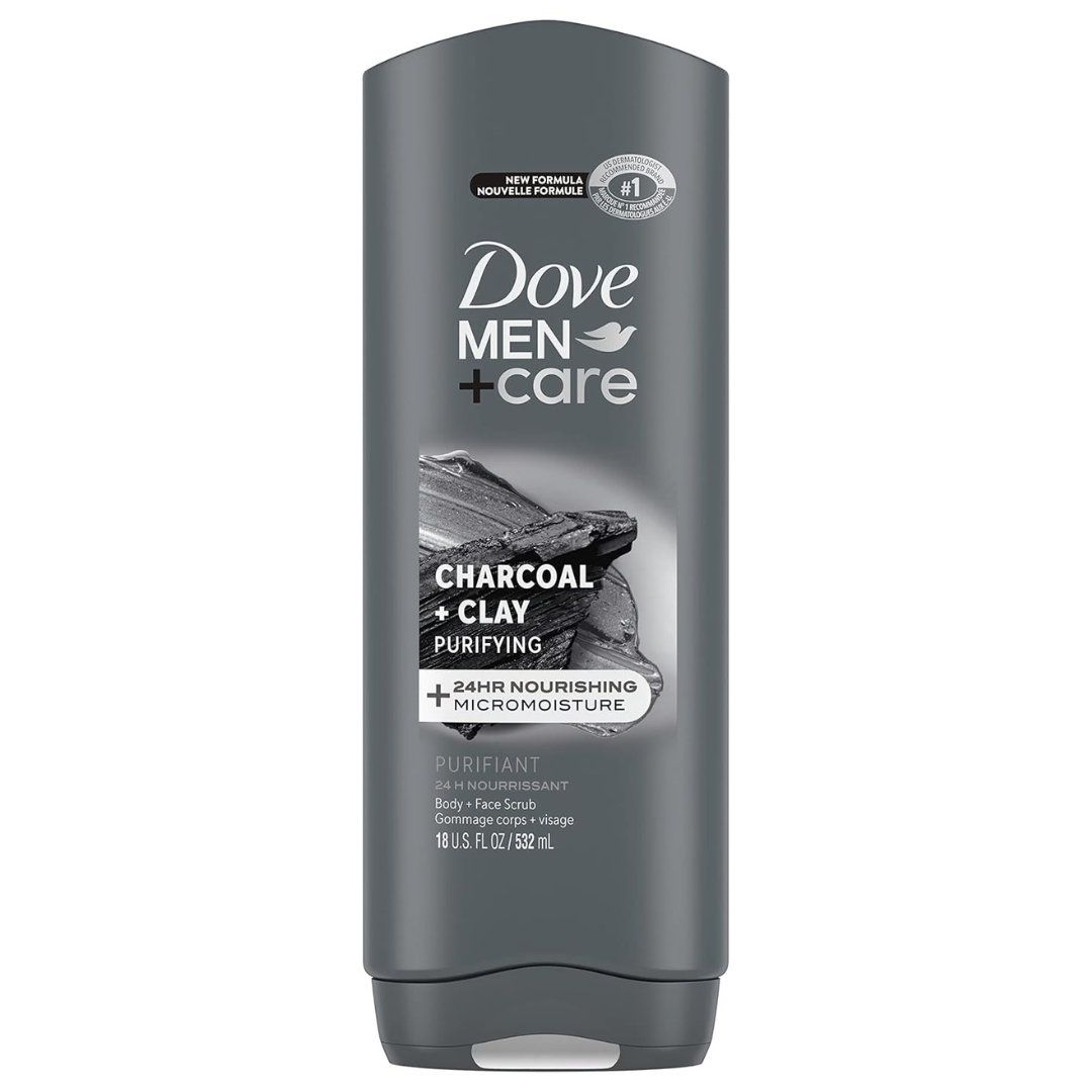 DOVE MEN + CARE Elements Body Wash Charcoal + Clay (18 Fl Oz)