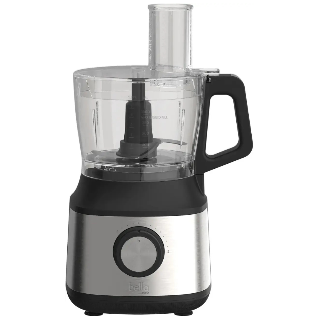 Bella PRO 8-Cup Stainless Steel Food Processor