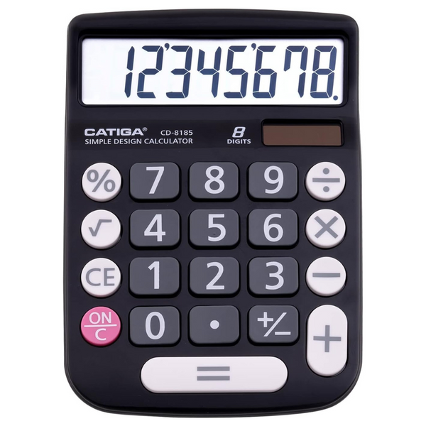 CATIGA Desktop Calculator 8 Digit With Solar Power